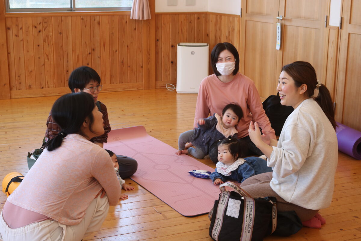 親子ヨガ終了後の感想