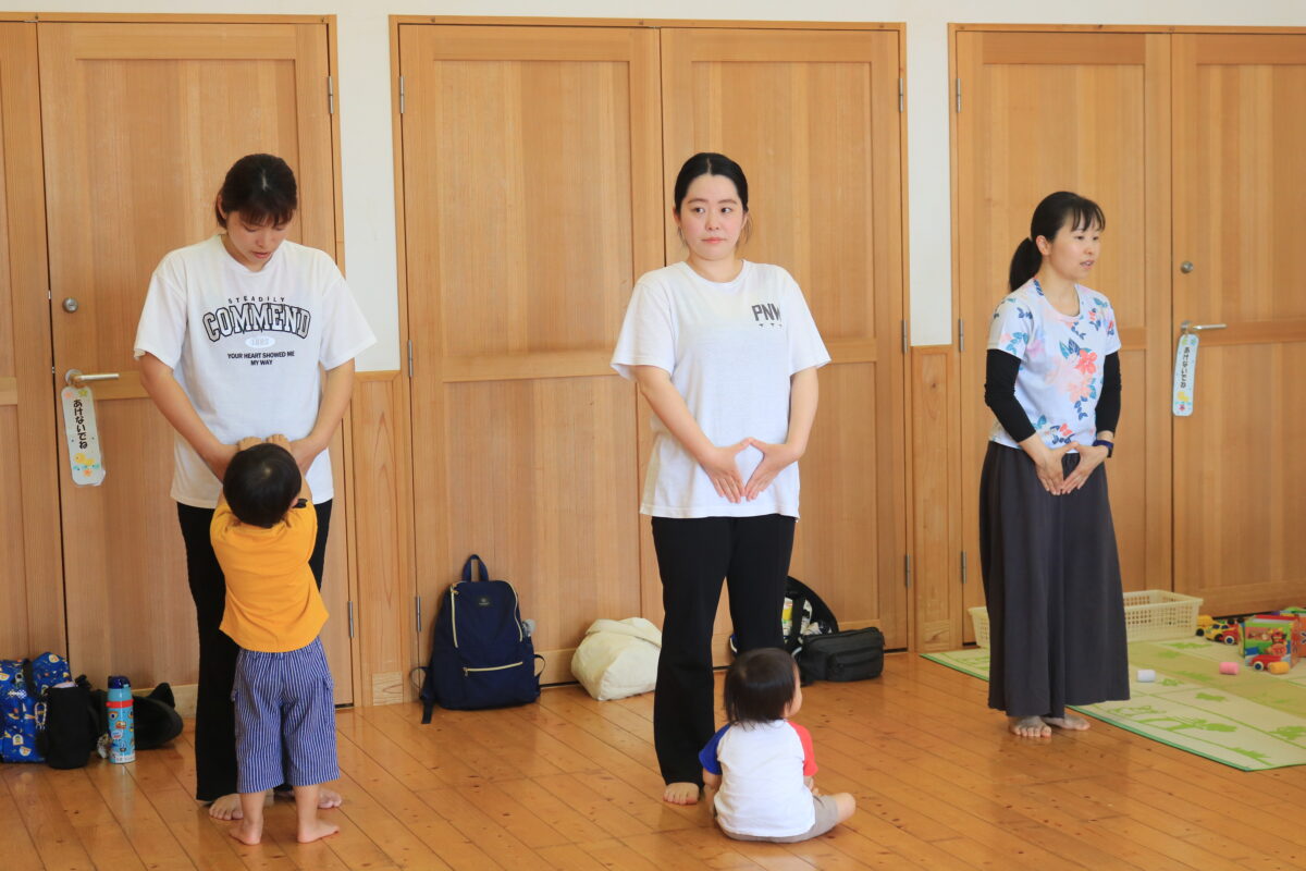 お腹に力を入れる②