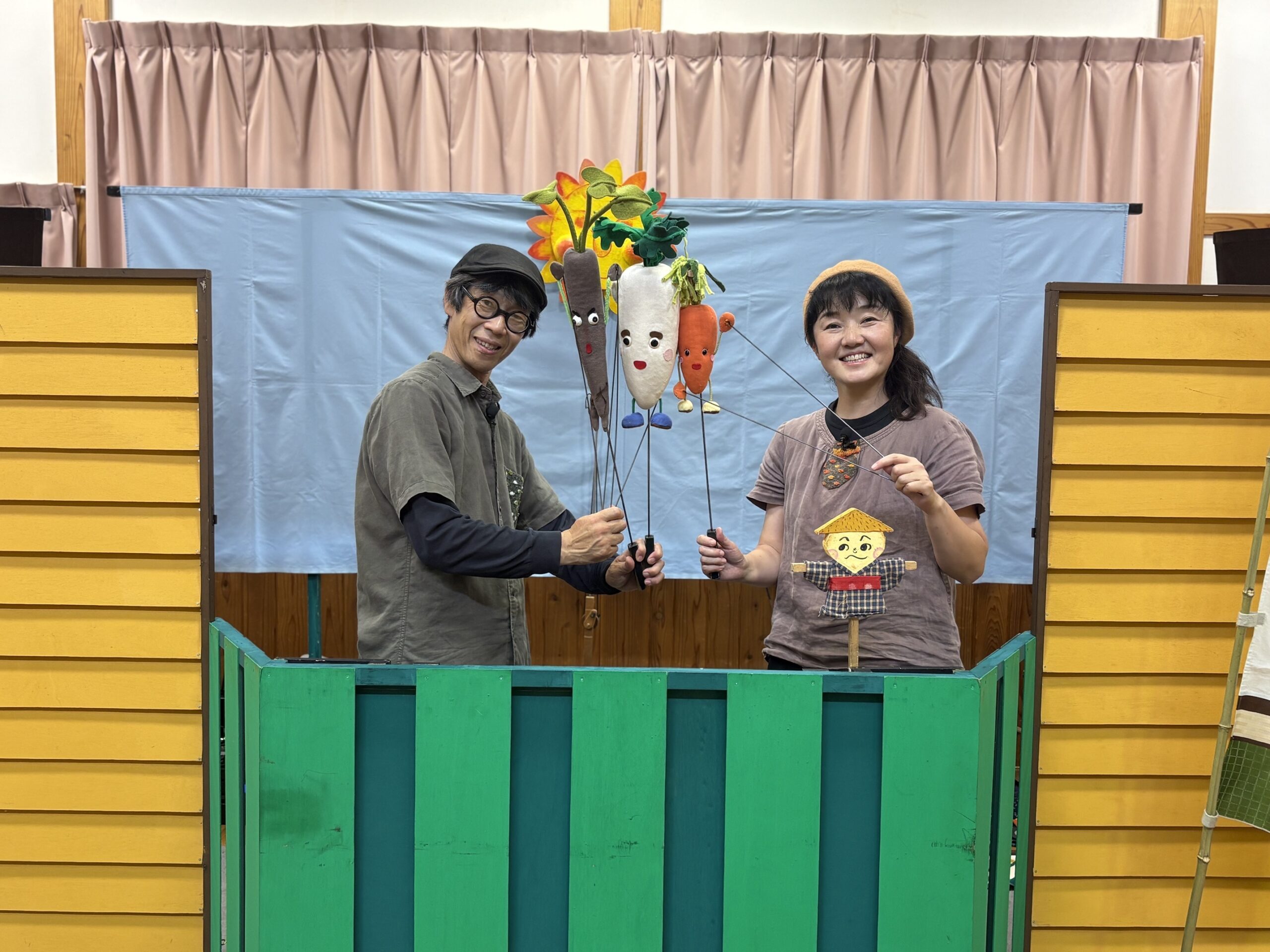 劇団にんぎょう畑の大吉さんとほほさん