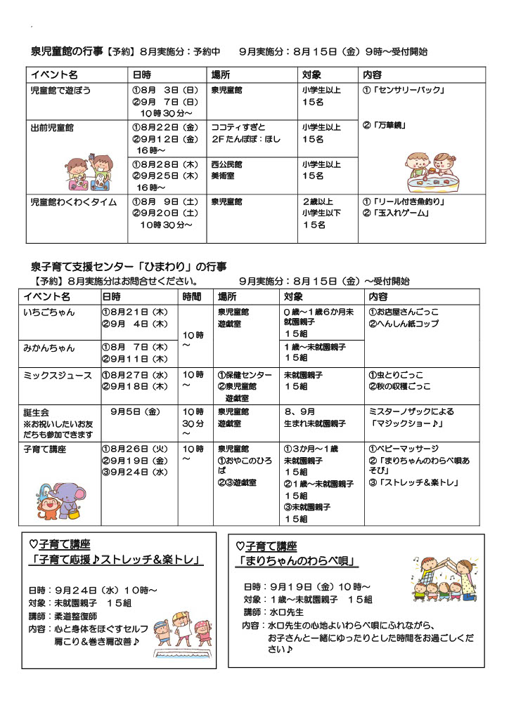 ひまわり通信7月号裏面