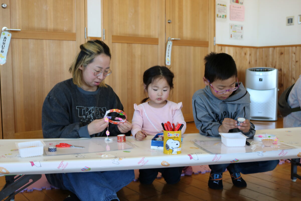 マスキングテープを貼る③