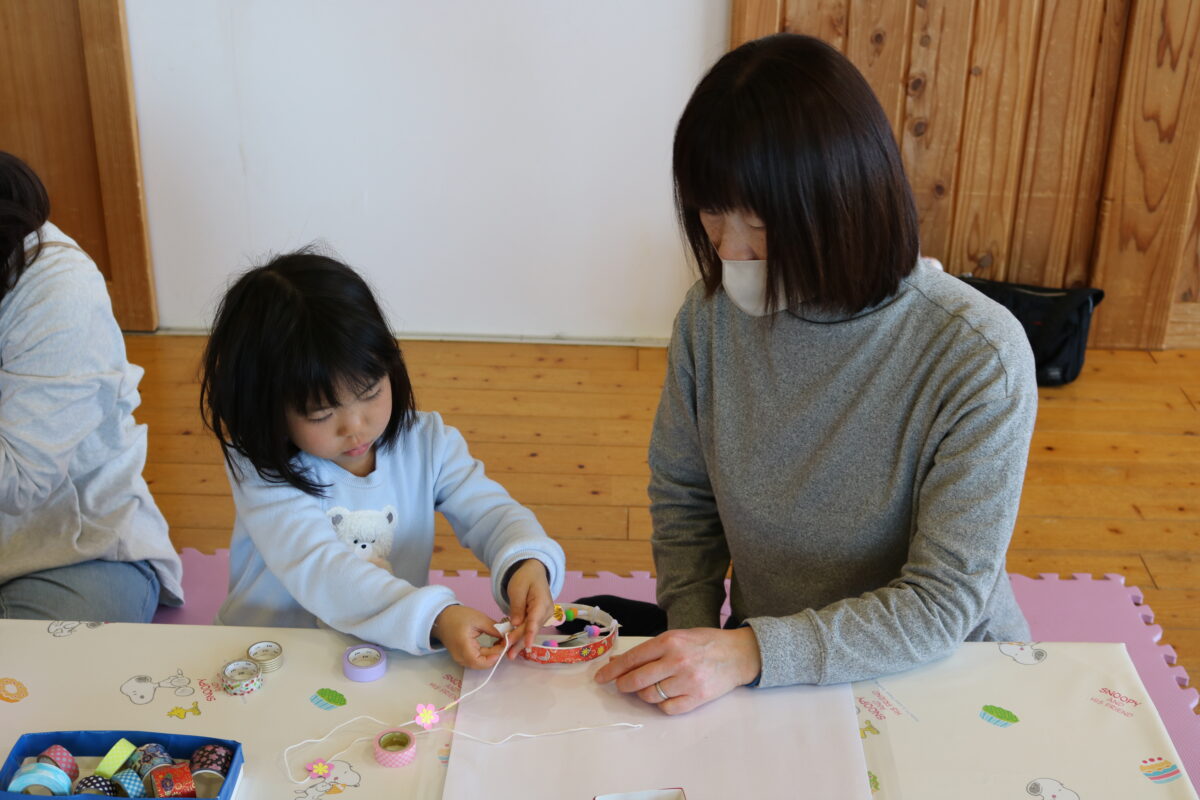 マスキングテープを貼る①