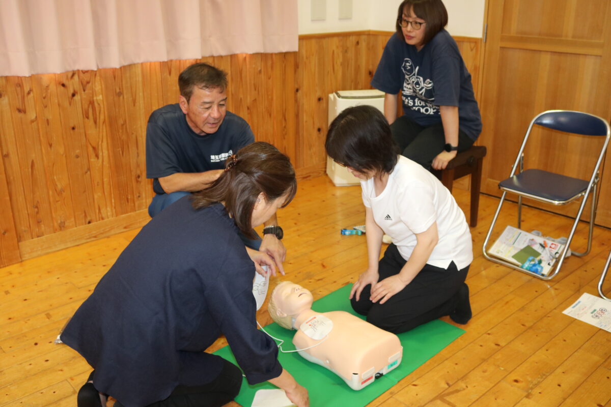 AEDを用いた心肺蘇生法④