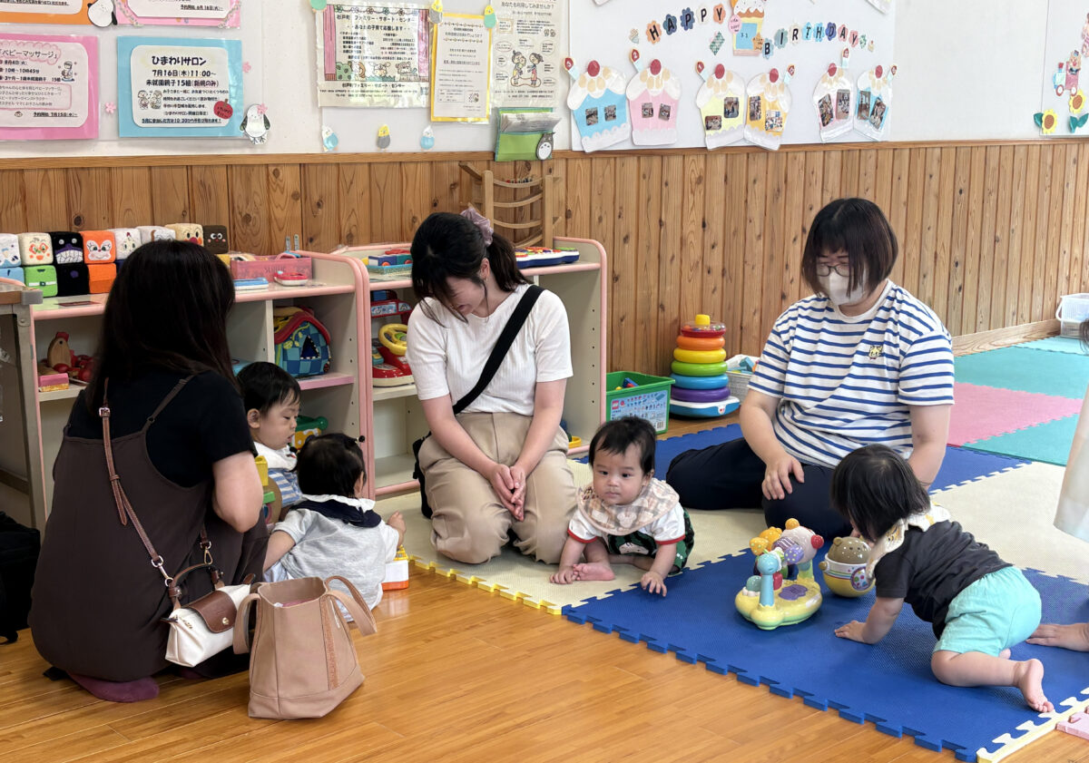 こどもを遊ばせながらの交流